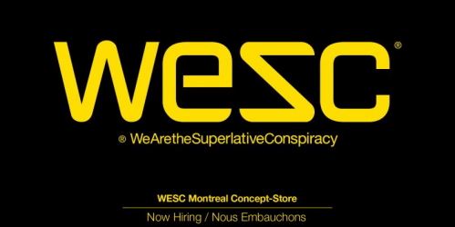 Montreal WESC store !