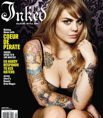 Coeur de pirate x Inked Magazine