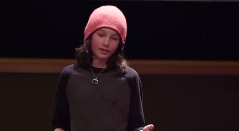 Un kid de 13 ans passionné du ski tient un discours très impressionnant au TEDx