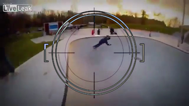 Watch A Drone HIT A Skateboarder!