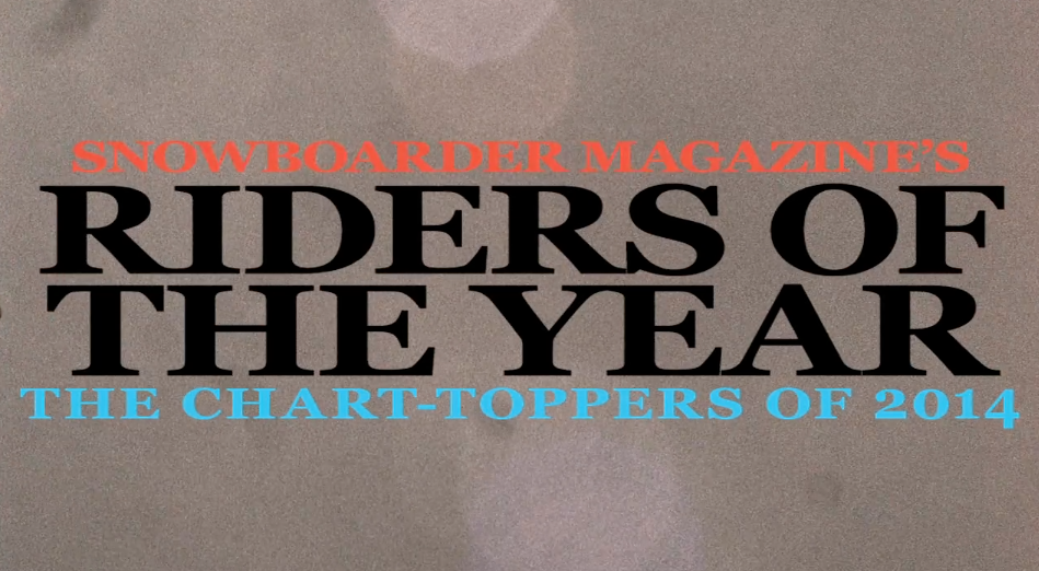 Le Snowboarder Magazine dévoile les riders de l’année