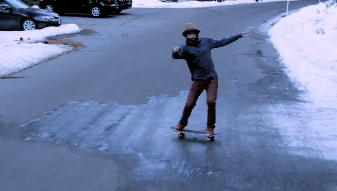 The Worble skate tout, même la glace