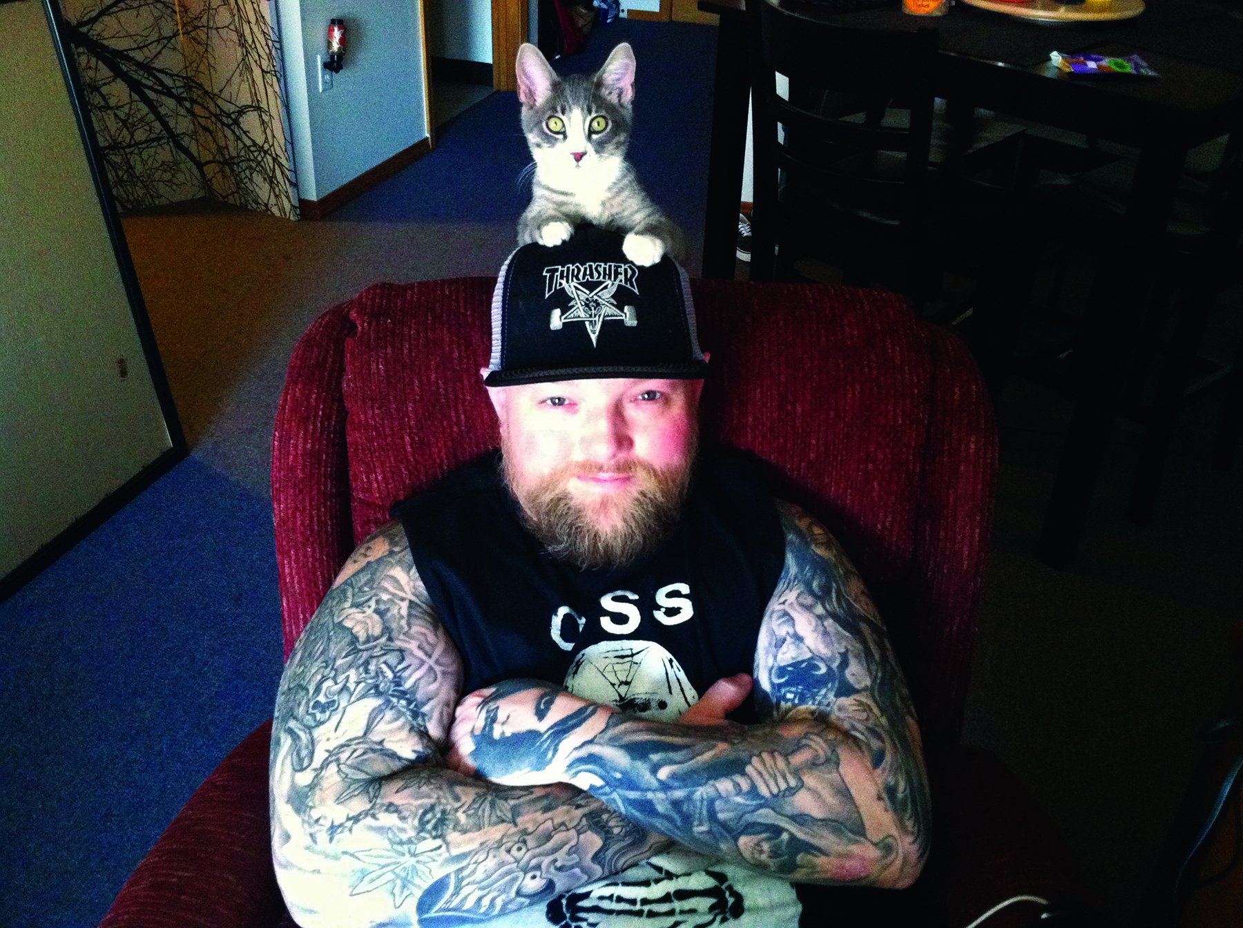 Heavy Metal Musicians Pose With Their Cats In This Epic Photo Gallery