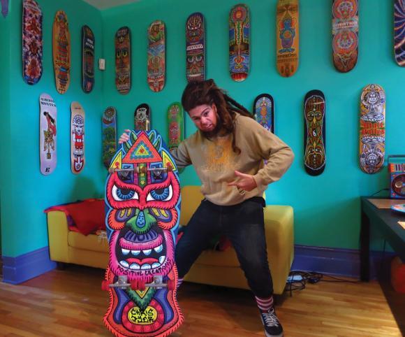 Voici trois artistes qui ont compris le lien entre le skateboard et l'art