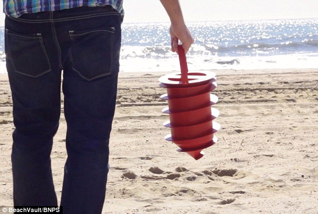 'Beach Vault' Aims To Keep Your Valuables Safe And Hidden On The Beach While Your Surf
