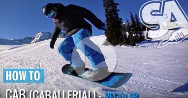 How to Cab - Caballerial Buttering Trick - Snowboard Video Trick Tips