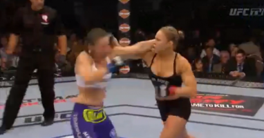 Cat Fight! Watch UFC Champ Ronda Rousey Take Only 16 Seconds To Knock Out Her Canadian Challenger