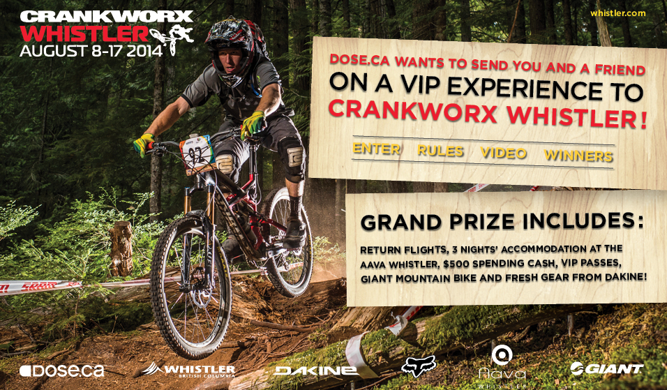 Gagne un voyage à Crankworx + BMX gear pour toi et un ami!