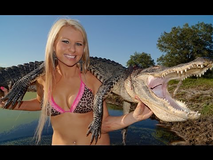 Bikini Bowfishing For Alligators: It's A Thing And It's Exactly As Epic As It Sounds