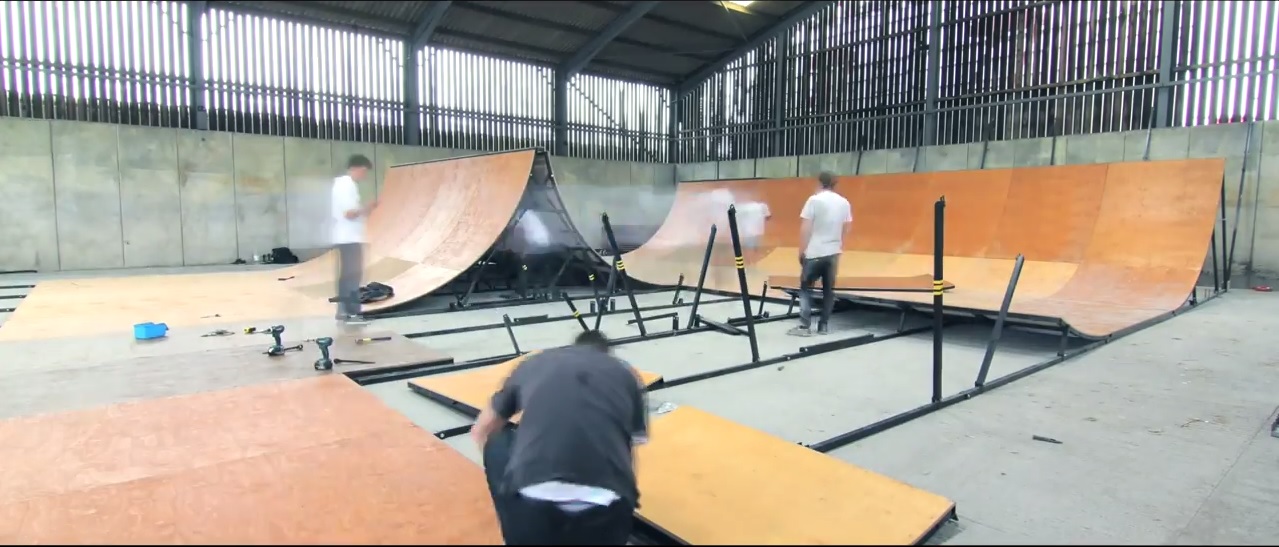 How To Build A Skatepark In Three Minutes