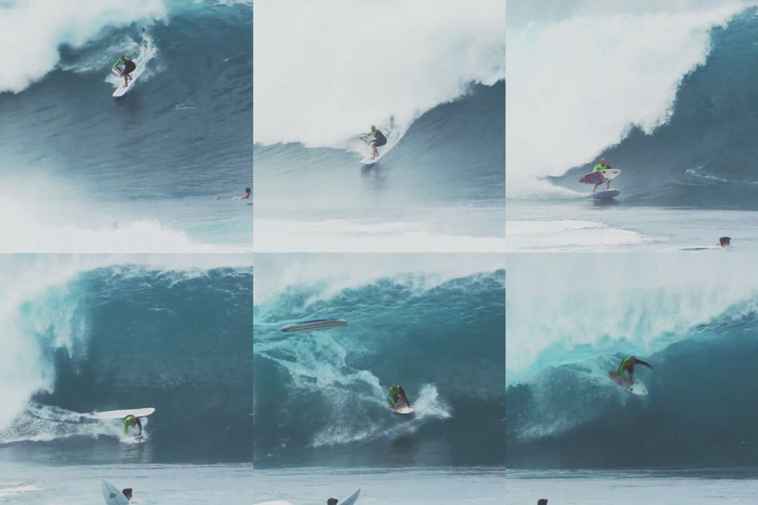 Jamie O'Brien Board Transfer At The Wedge