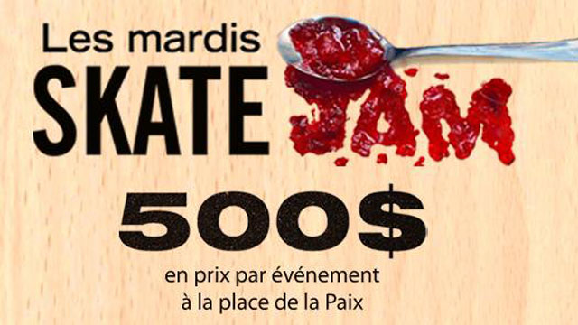 Les Mardis Skate Jam: Une belle initiative de la SAT, la ville de Montréal et de David 