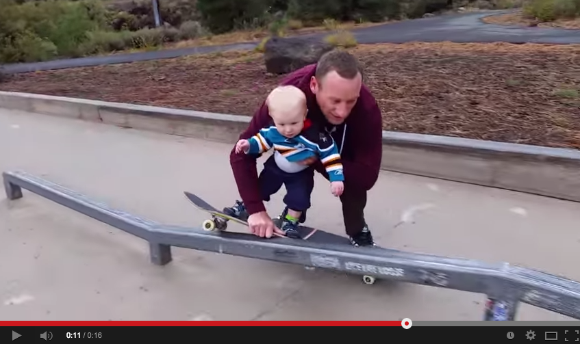Call Us Cheezy, But This Baby Shredding with is Dad Video is F*cking Cute