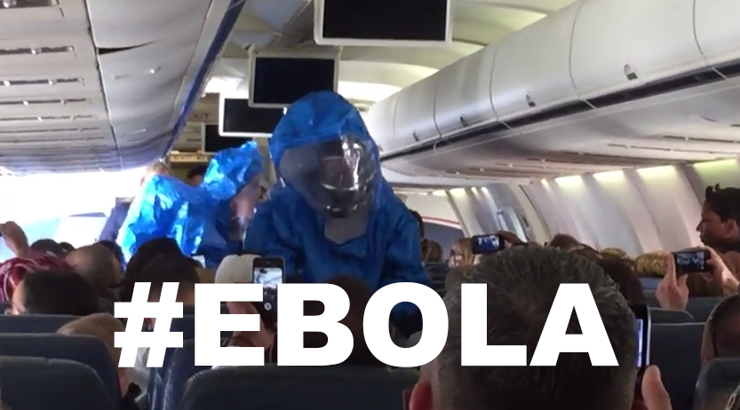 Ebola Pranks on a Plane: it's definitely too soon for that [video]