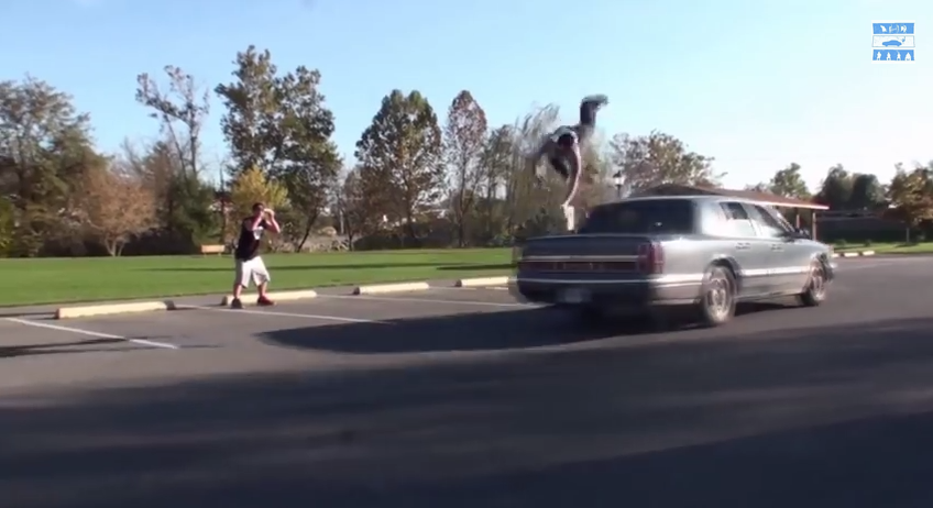 Old but Gold: These Guys (idiots) Jumping Over Moving Cars are F*cking Hilarious