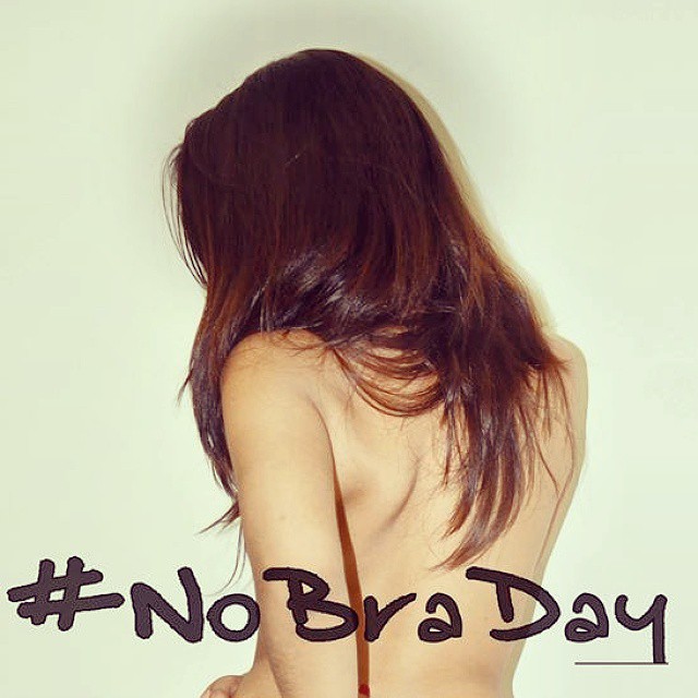 Best of Instagram: #NoBraDay - Une bonne et belle cause