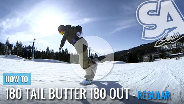 How to 180 Butter 180 Out - Snowboarding Video Trick Tip