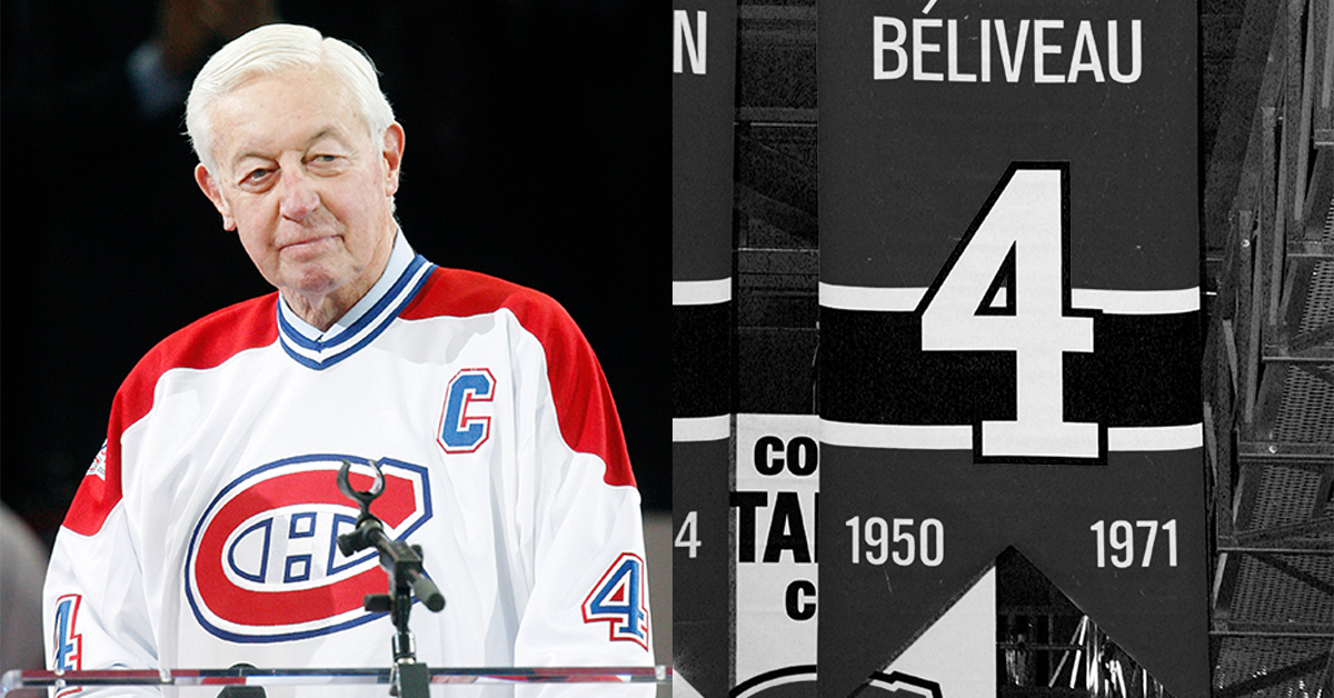 Décès de Jean Béliveau - Une légende du hockey nous quittes.