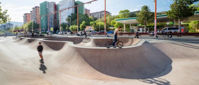 nou barris, barcelona skatepark